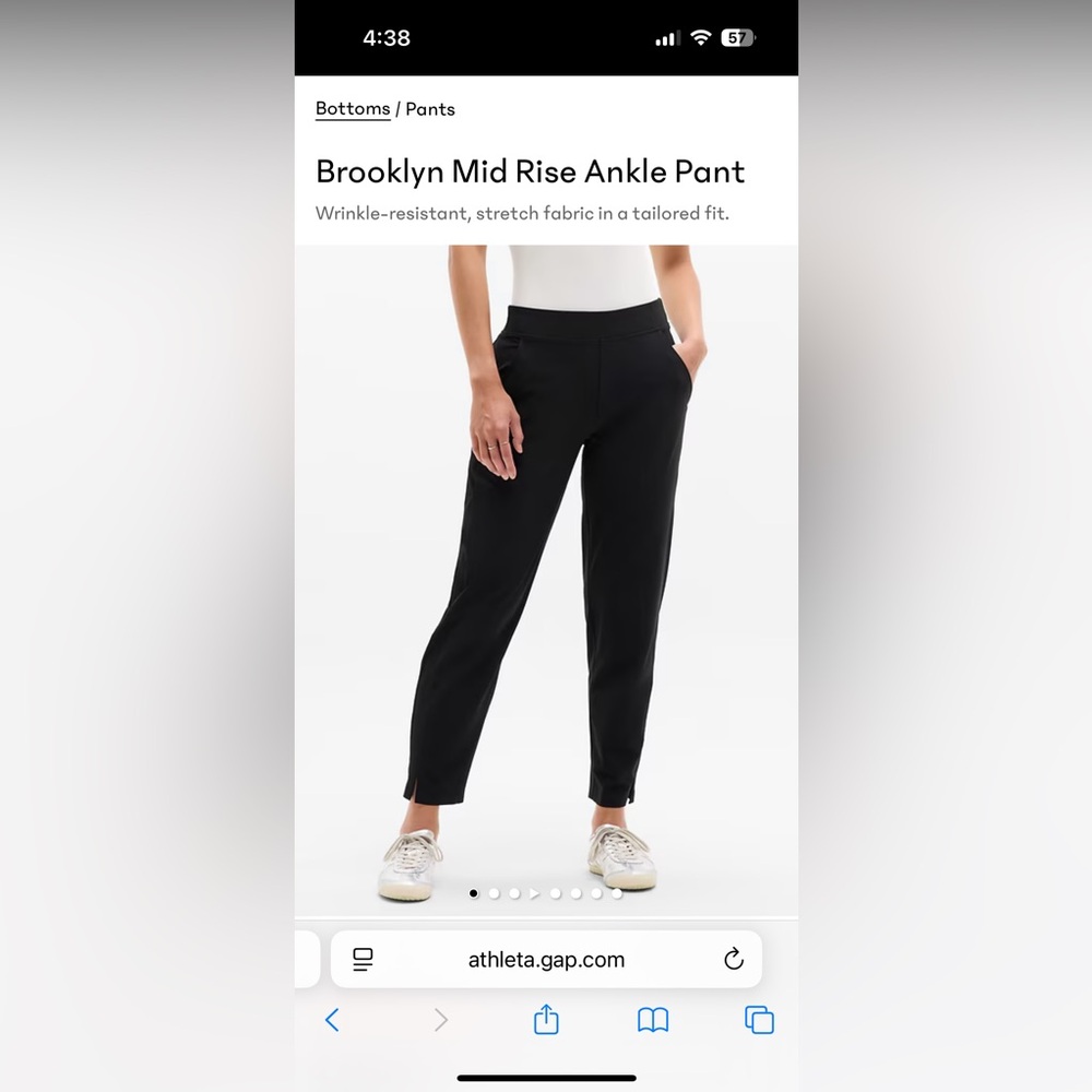 Athleta Brooklyn Mid Rise Ankle Pant